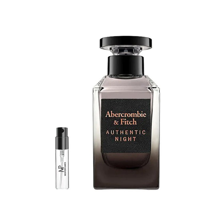 Abercrombie & Fitch Authentic Night Man Eau de Toilette for Men - Sample